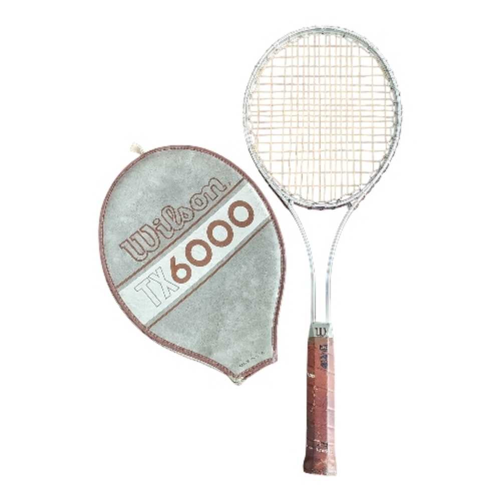 Vtg Wilson TX6000 Racket‎ Racquet and Cover
